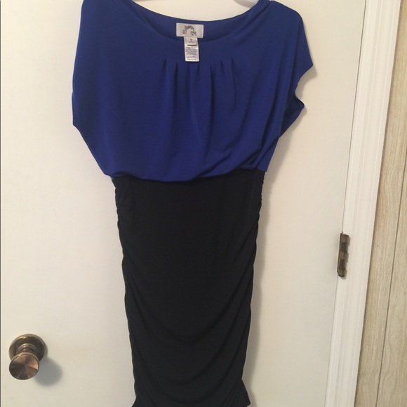 Sweet Storm blue and black dress - Picture 1 of 3